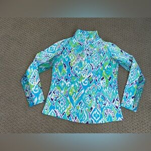 IBKUL IceFil Sun Shirt Long Sleeve 1/4 Zip
Tillie Print
Size Small